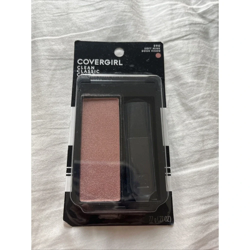 COVERGIRL Clean Classic Color Blush Soft Mink 590 | Long-Lasting Natural Glow